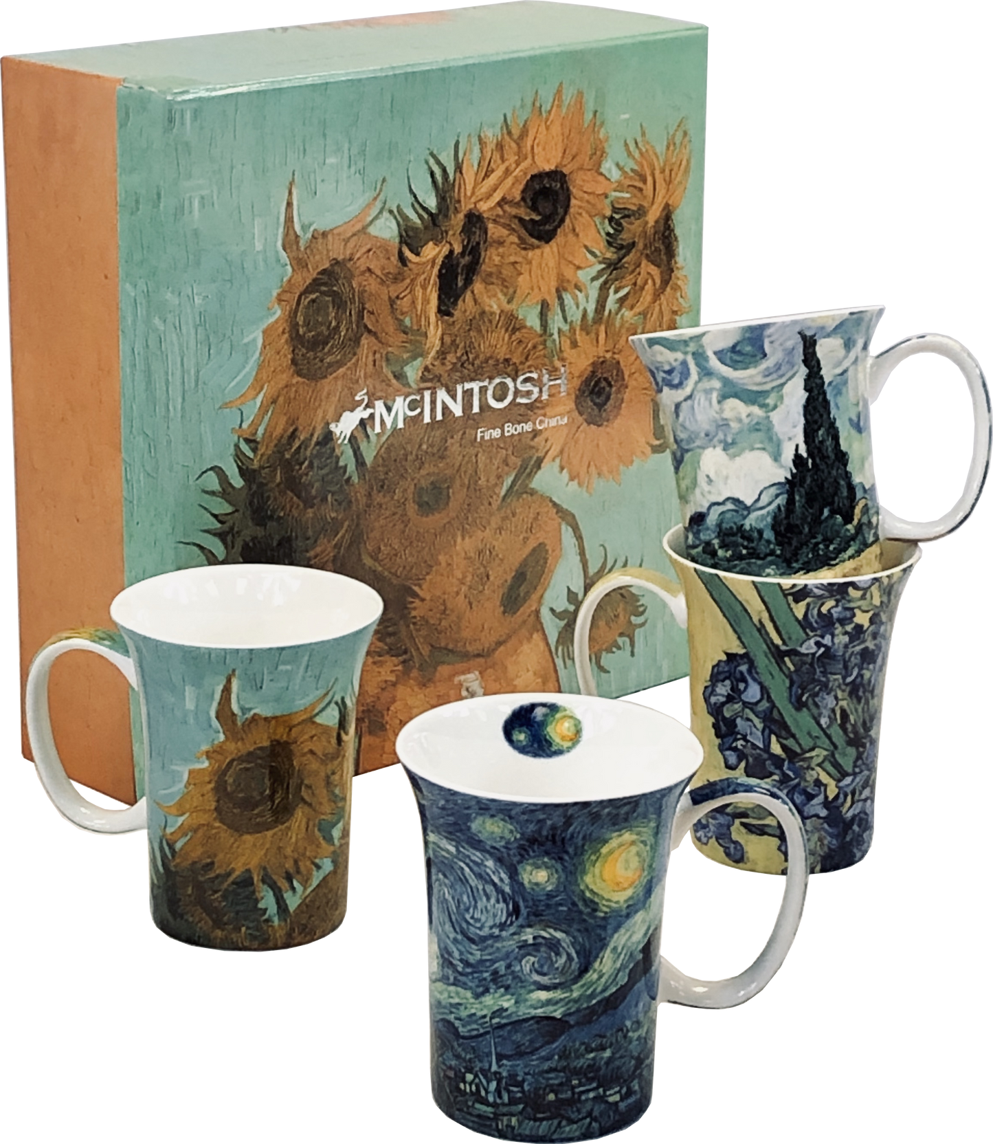 Van Gogh Set of 4 Mugs